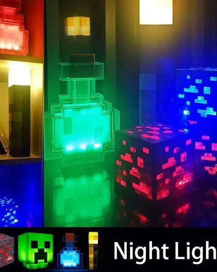 Magical Color-Changing LED Adventure Torch Lamp - USB Rechargeable for Kids' Spaces - Perfect for Explorers