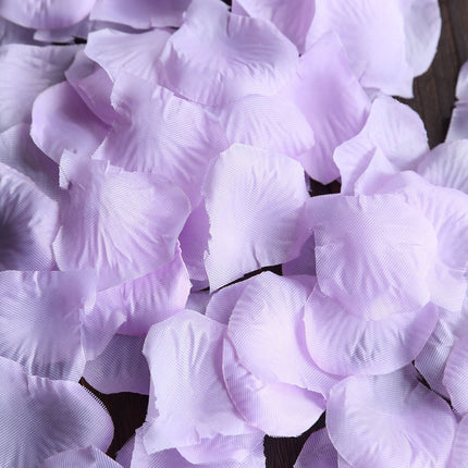 AliKopy 500-Pack Lavender Silk Rose Petals - Round Design Confetti