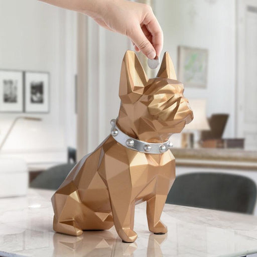 French Bulldog Coin Bank - Elegant Home Decor and Charming Kid's Present