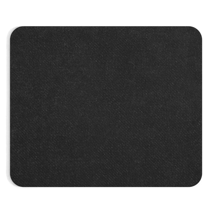 Sleek Black and White Office Mouse Mat