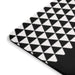 Sleek Black and White Office Mouse Mat