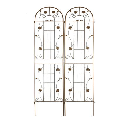 Room & Decor 2 Pack Rustproof Metal Garden Trellis for Climbing Plants