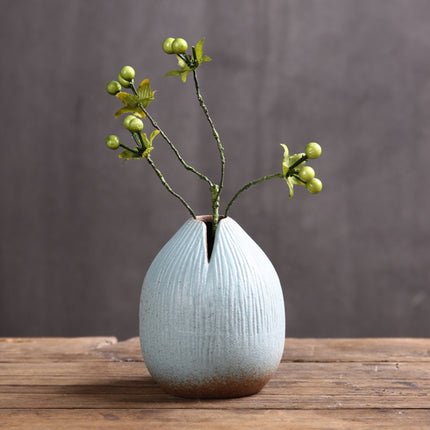 Handmade Ceramic Vintage Tabletop Ornament Vase 8.4x10cm