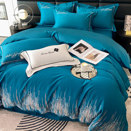 Simple Four-piece Bedding Set Available In Four Seasons
