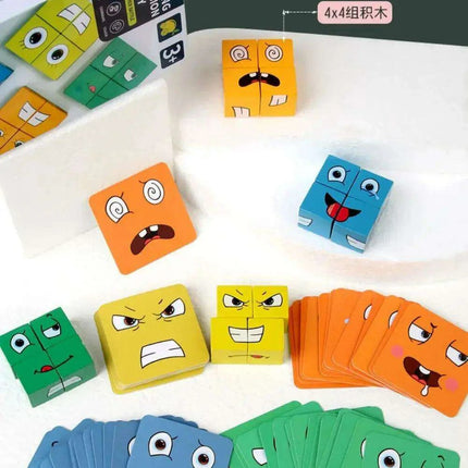 Emoticon Adventure Eco-Friendly Puzzle Set: Fun Learning Tool for Kids