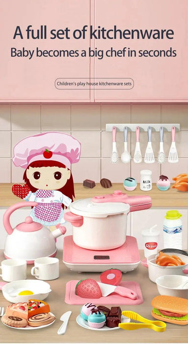 Ultimate Kids' Culinary Playset with 54 Interactive Kitchen Tools