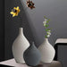 Nordic Elegance Ceramic Vase: Stylish Home Decor and Gift Option