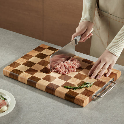 Rectangular Mango Acacia Wood Chopping Board 37x26cm For Kitchen Use