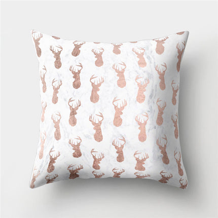 Leather Velvet Pillowcase Sofa Cushion Cover