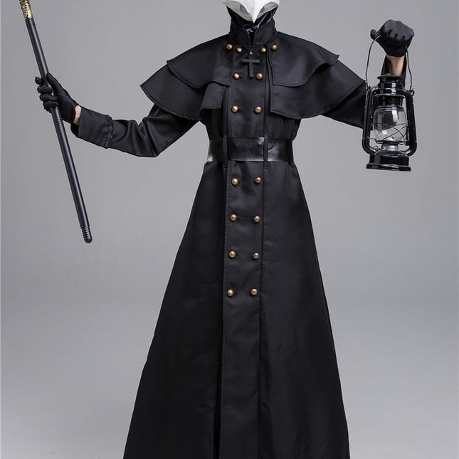 Peekaboo Studio Halloween Dark Dungeon Hero Costume with Crow Mask