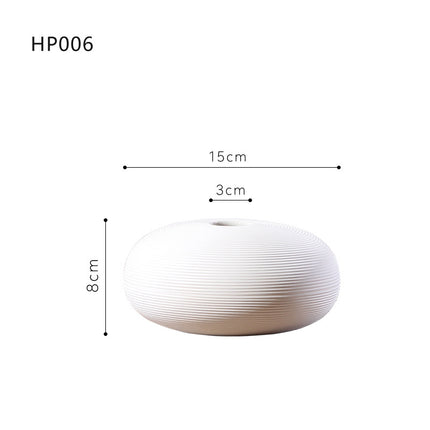 Ceramic Vase Set of Three Modern Minimalist Home Decor Vases
