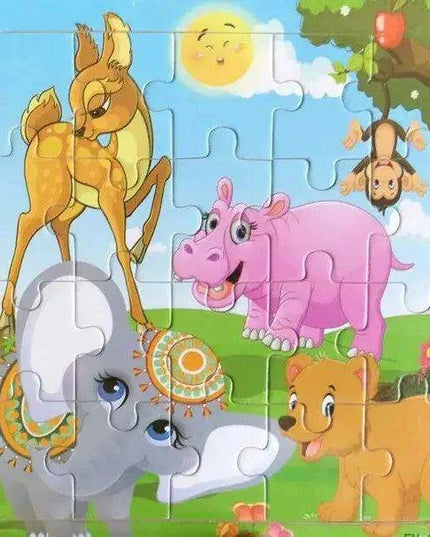 Montessori Interactive 3D Wooden Puzzle - Engaging Learning Toy for Young Adventurers