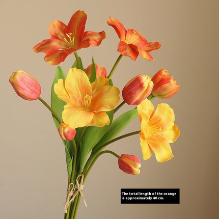 Peekaboo Studio Luxury Tulip Artificial Flower - Realistic & Elegant D