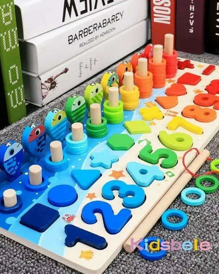 Montessori Math Fishing Puzzle Game - Engaging Educational Toy Set for Early Learners - Boost Skills & Inspire Imagination