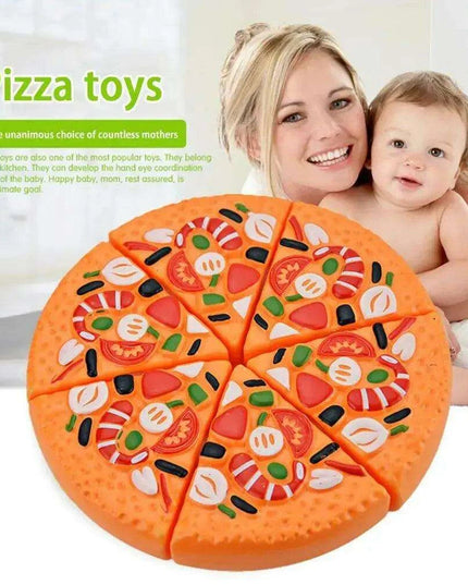 Creative Pizza Slice Cutting Play Set for Kids' Imaginative Learning and Fun