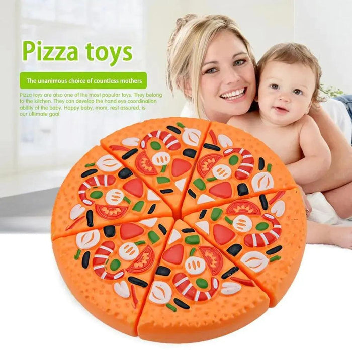 Creative Pizza Slice Cutting Play Set for Kids' Imaginative Learning and Fun