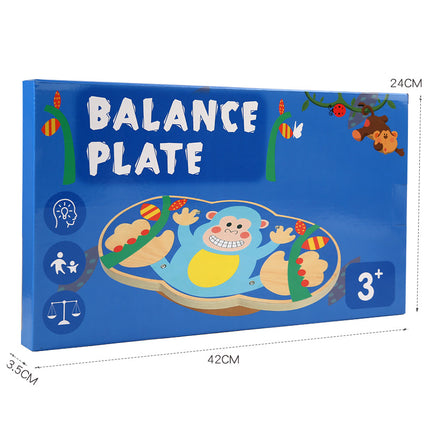Wooden Balance Board For Children Educational Indoor Toy 42x24x3.5 Cm