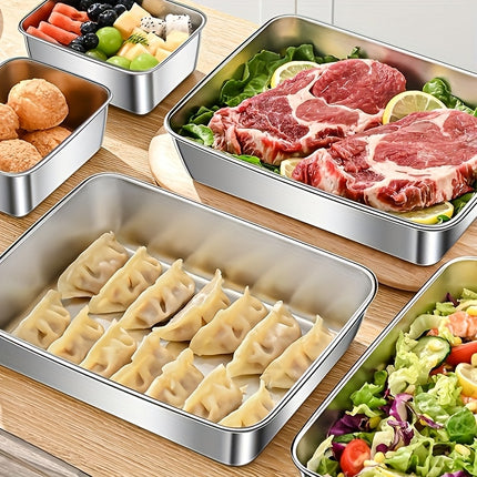 Peekaboo Studio Stainless Steel Sealed Food Storage Box - Airtight & D