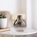 Elegant Glass Vase with Ash Gradient for Chic Home Decor