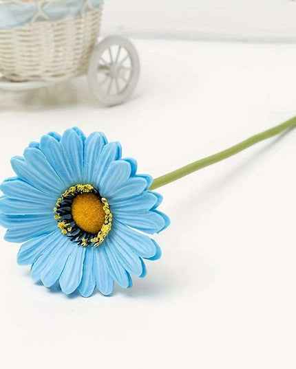 Lifelike Silk Gerbera Daisy Arrangement: Stunning Artificial Floral Decor for Any Occasion