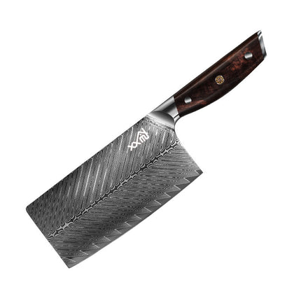 Damascus Kitchen Knife For Slicing Meat And Cutting Fruit