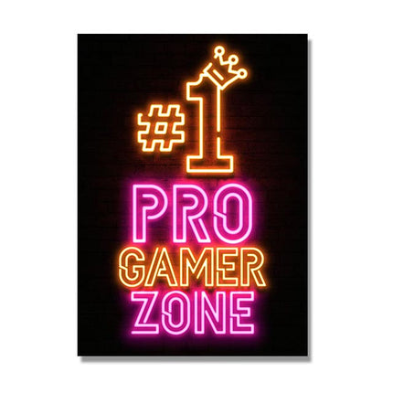 Canvas Painting Game Player Quotes Mural