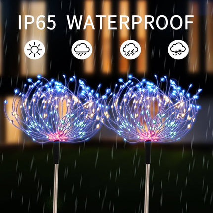 Peekaboo Studio 4 Pack Solar Garden Lights - 120 LED, Remote Control