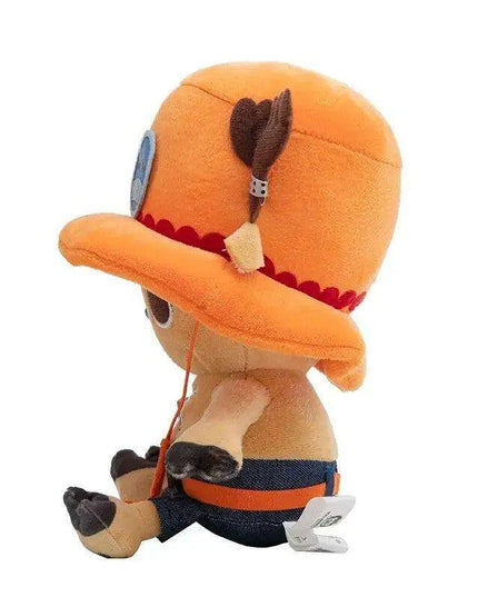 Charming Anime Plush Doll Set - Luffy, Chopper, Ace & Law - 25CM Collectible Figures for Kids and Loved Ones