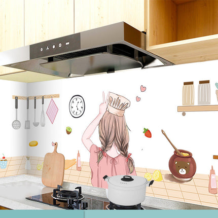 Peekaboo Studio Transparent Anti-Smoke Wallpaper, High Temp Resistant