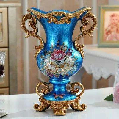 Luxury European Resin Accent Vase: A Touch of Elegance for Home Decor