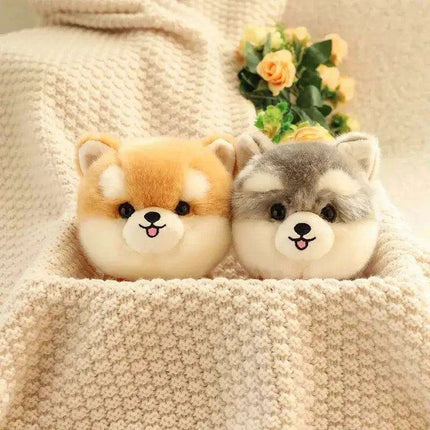 Charming Kawaii Chow-Pom-Corgi Mix Plush Pet Doll