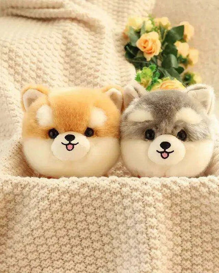 Charming Kawaii Chow-Pom-Corgi Mix Plush Pet Doll