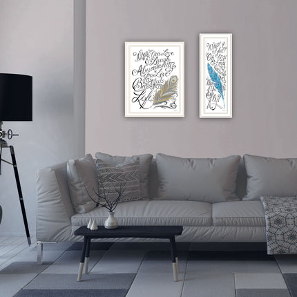 Deb Strain 2-Piece Framed Wall Art Set - Inspirational Design for Home