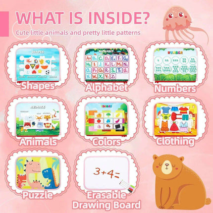 Wonderland Montessori Parish Toys Interactive Cloth Storybook - Inspiring Educational Adventure