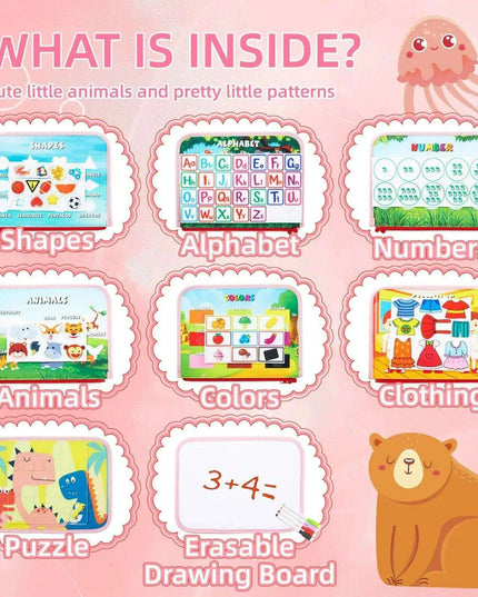 Wonderland Montessori Parish Toys Interactive Cloth Storybook - Inspiring Educational Adventure