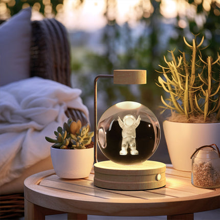 Peekaboo Studio Cosmic Dinosaur Night Light - USB Powered & Warm Glow