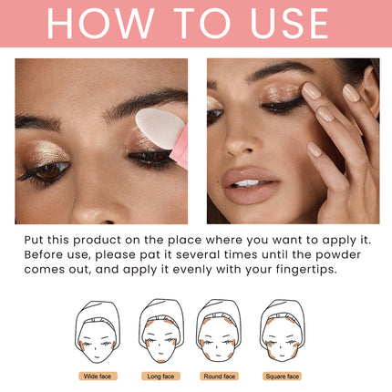 Natural Brightening Contouring Powder Highlighting 9g