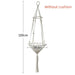 Spacious Macrame Pet Hammock - Stylish Hanging Swing Bed for Cats and Dogs, Cozy Home Accessory, Perfect Gift for Furry Friends