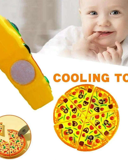 Creative Pizza Slice Cutting Play Set for Kids' Imaginative Learning and Fun