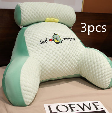 Sofa Fluffy Cushion Luncheon Pillow Triangle Reading Cushion Bedside S