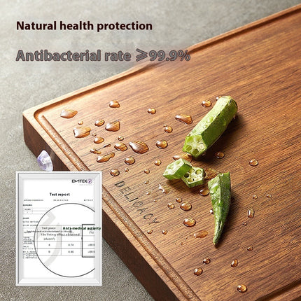 Solid Wood Cutting Board Anti Mildew Antibacterial Kitchen Chopping Board