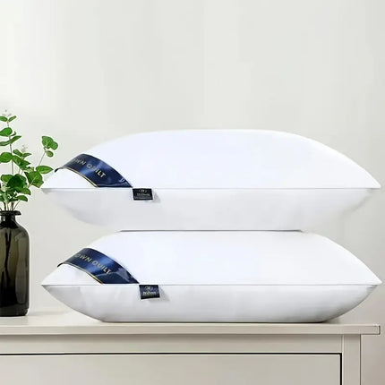 Peekaboo Studio 2-Pack Blue Bed Pillows - Hypoallergenic & Soft Suppor