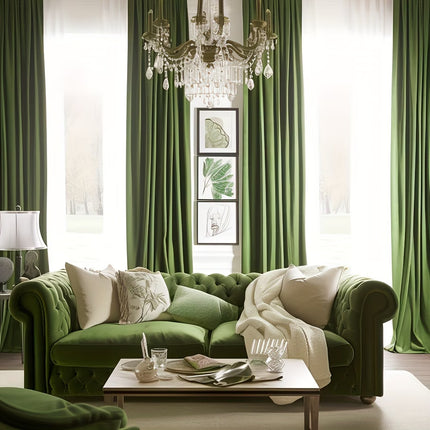 Luxury Wrinkle FREE Faux Suede Curtain