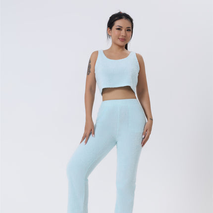 Cozy Pajama Set, 3 Piece Lounge Set, Cute Loungewear, Warm Suit Sets,