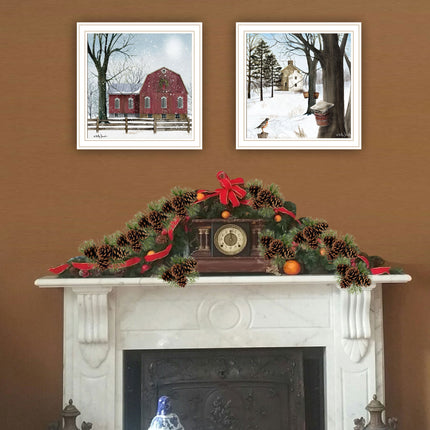 Billy Jacobs 2-Piece Framed Wall Art Set - "A Little Snow" & "Waiting