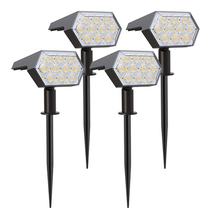 Peekaboo Studio Solar Spotlight - 92 LED, IP67 Waterproof, Bright Illu