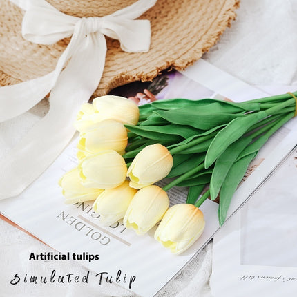 Peekaboo Studio Tulip Artificial Flower Arrangement - Realistic & Vibr