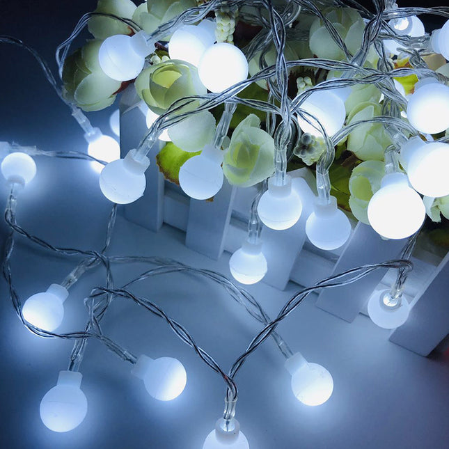 Peekaboo Studio LED Waterproof Ball String Lights - Outdoor Ambience D