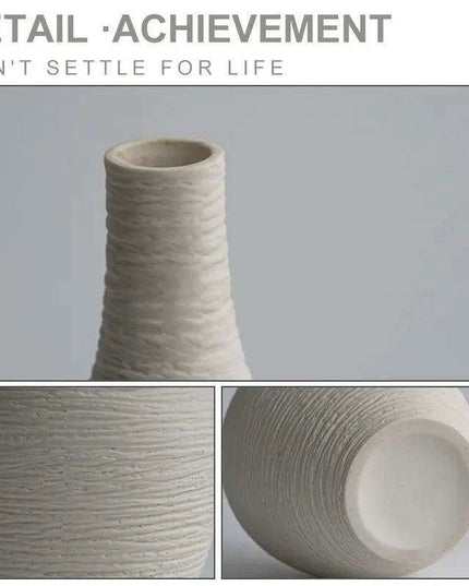 Ceramic Vase Set: Nordic Elegance for Timeless Home Decor and Gifting