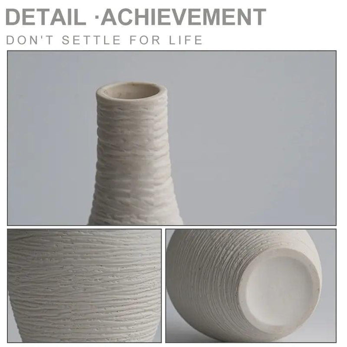 Ceramic Vase Set: Nordic Elegance for Timeless Home Decor and Gifting